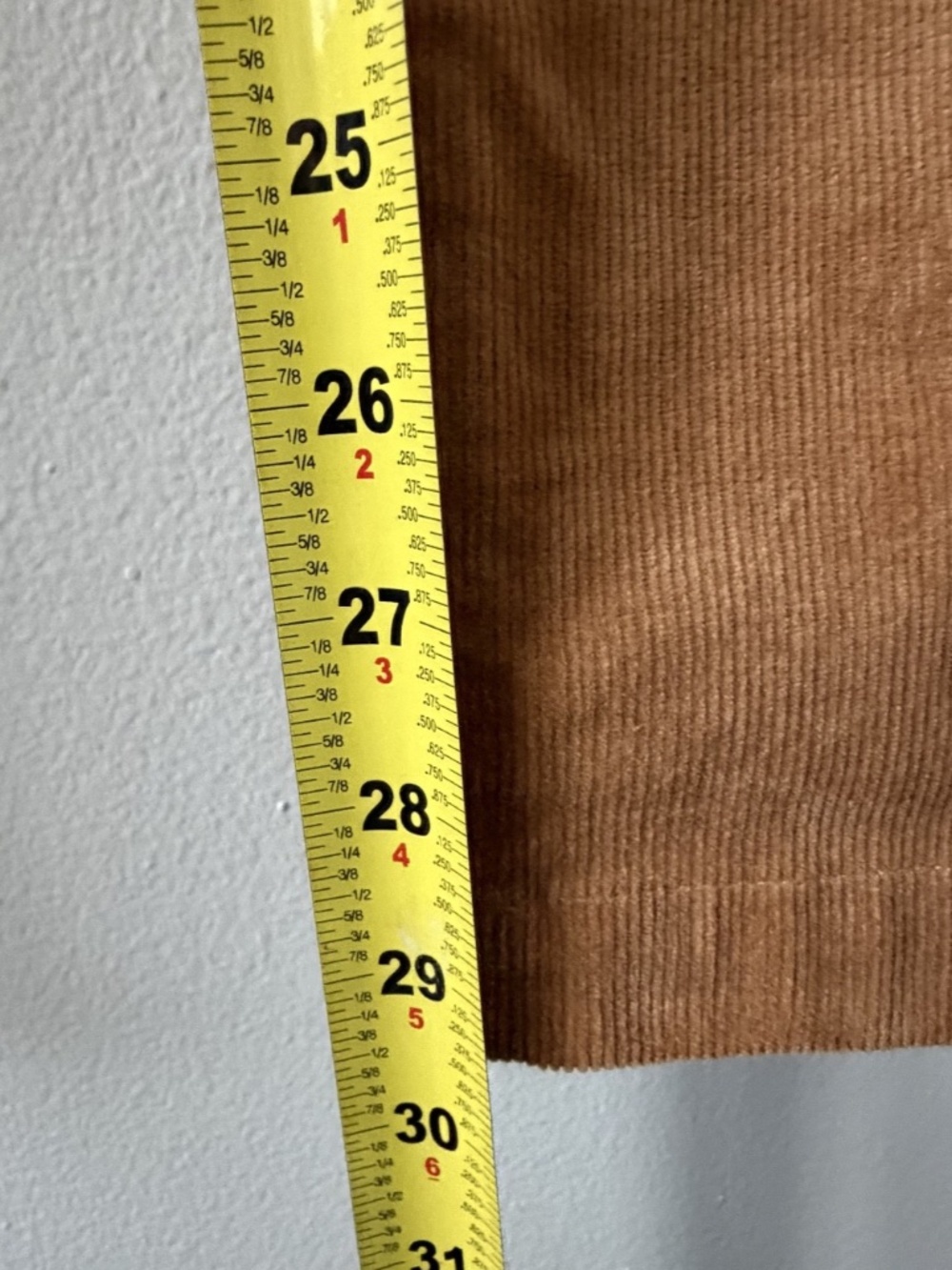 NWT Simply Southern Corduroy Pants Large Tan Camel Slim Straight Leg Pockets - Picture 11 of 13